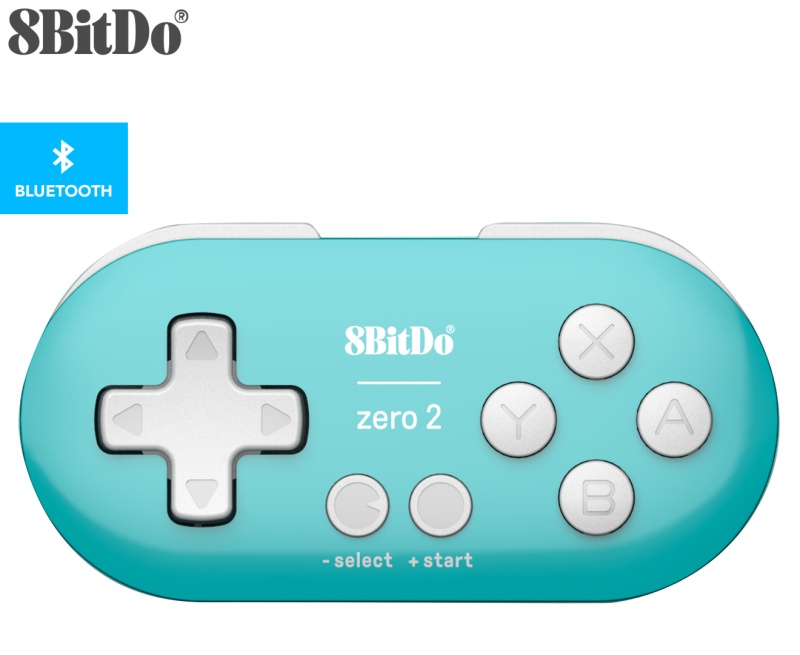 8BitDo Zero 2 Bluetooth gamepad (Turquoise edition)