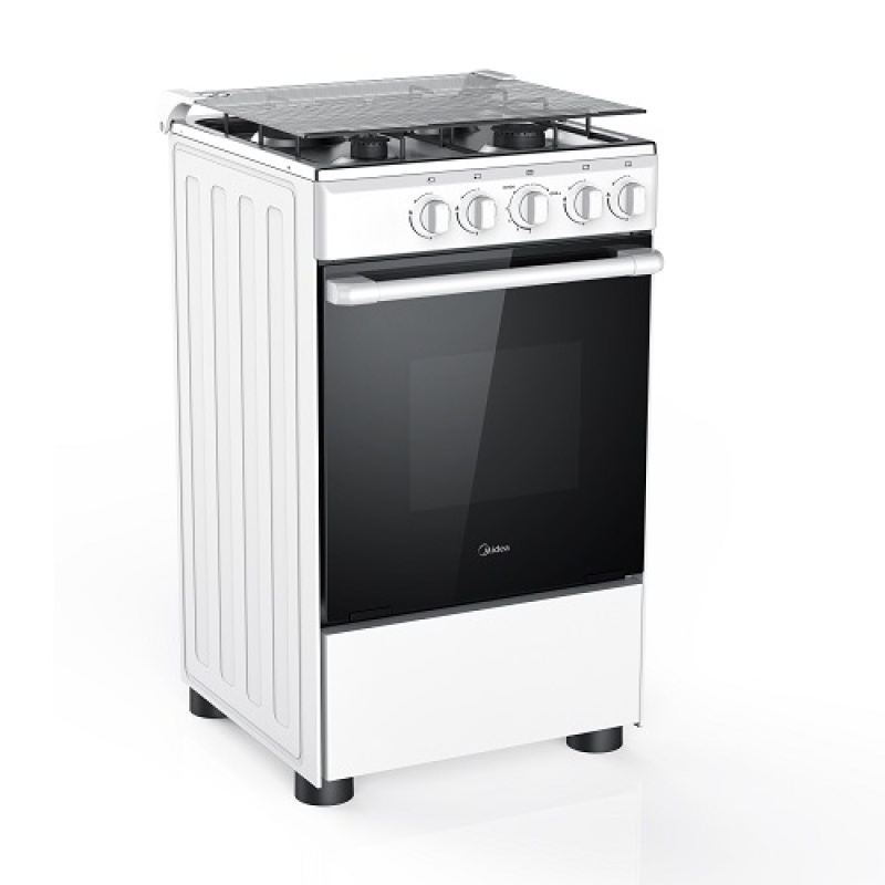 Midea Gas Cooker 50x55 Cm, With 4 Burner , White