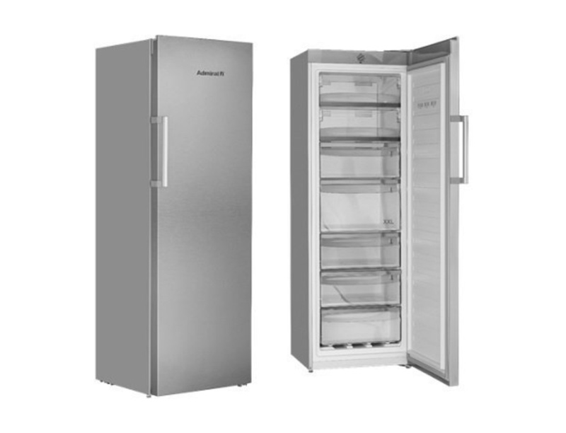 Admiral 300 Liters Upright Refrigerator/Freezer, Silver -ADF 30ULS12TPAF