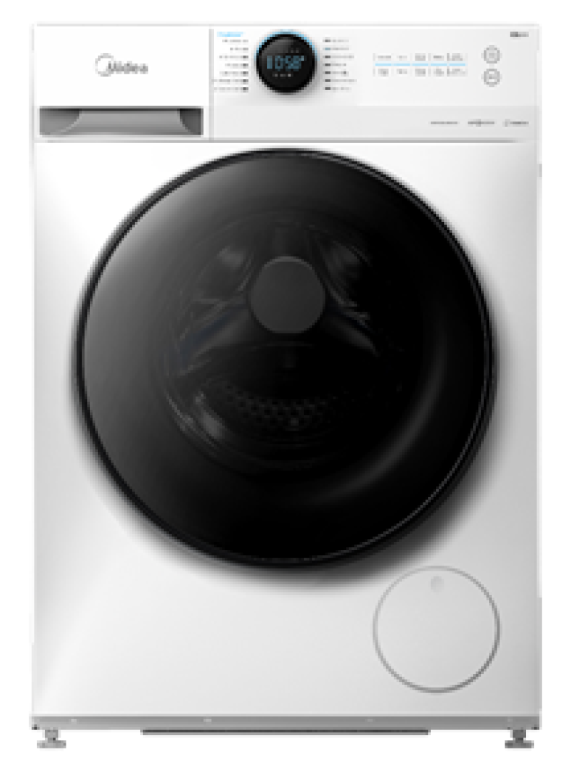 Midea Front Load Washer 8kg, White