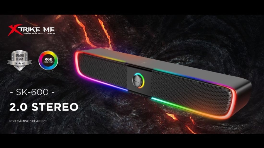 XTRIKE ME SK-600 RGB Wired Speaker Bar