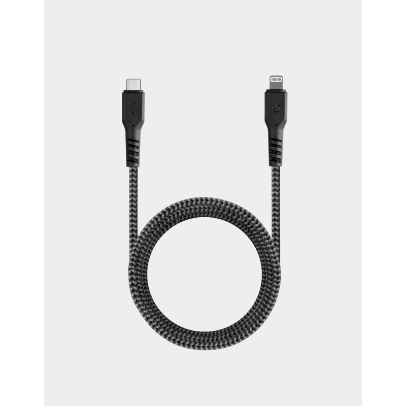 Energea PowerLine FibraTough USB-C to Lightning 1.5m - Black