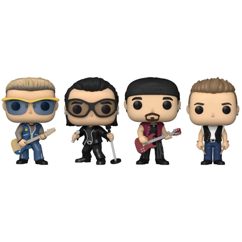 wiregcc - Funko POP! Rocks: U2 - ZooTV 4 Pack Vinyl Figure