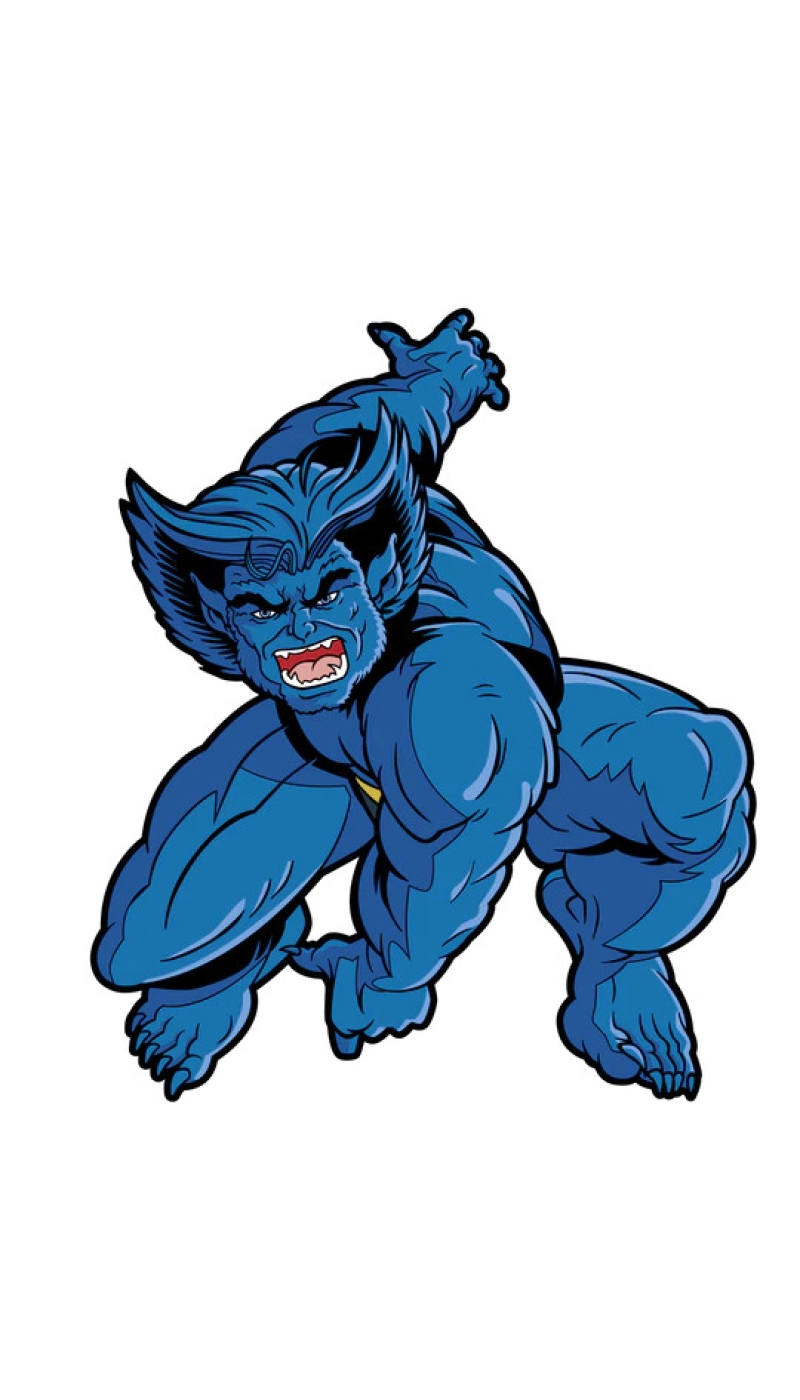بروش Beast (640) Marvel X-MEN Animated