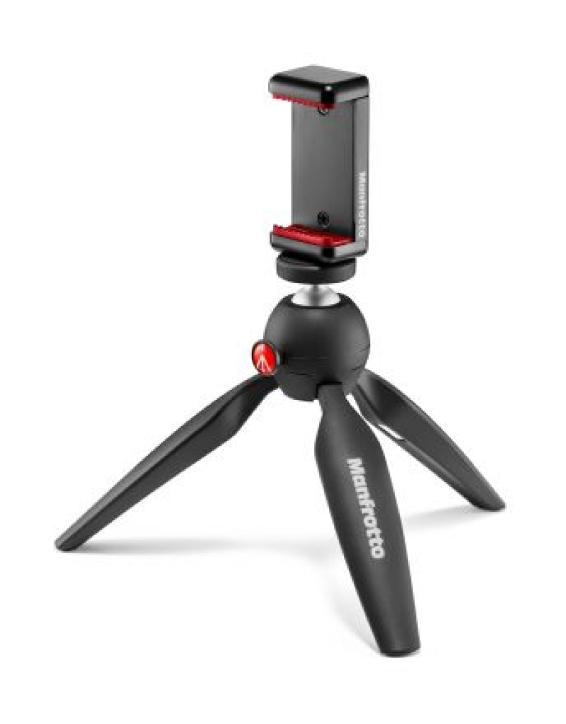 MANFROTTO MKPIXICLAMP-BK PIXI MINI TRIPOD BLACK WITH PHONE CLAMP 