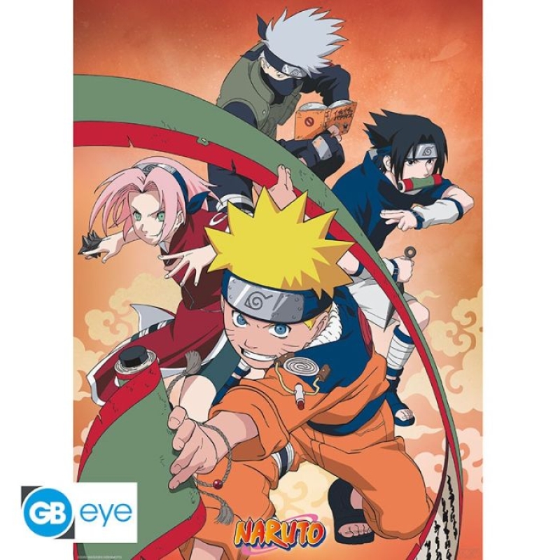 مجموعة 2 ملصق Naruto ,Chibi من ABYstyle