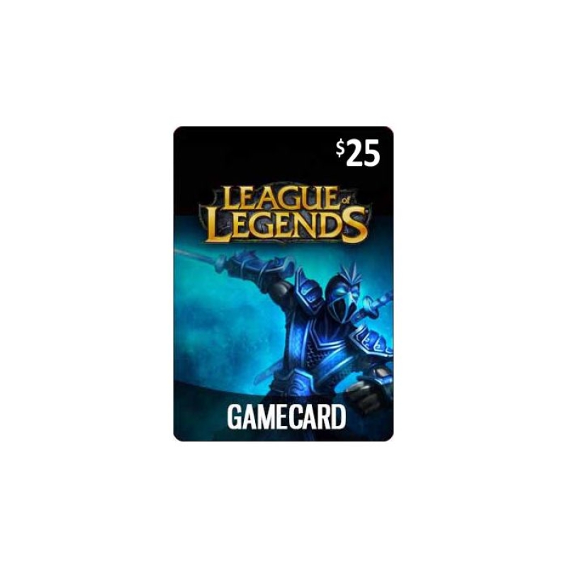 بطاقة لعبة League of Legends (25 دولارًا)
