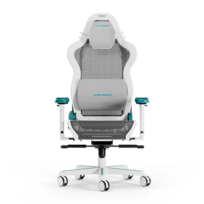 DXRacer Air Series Gaming Chair Pro - White/Cyan