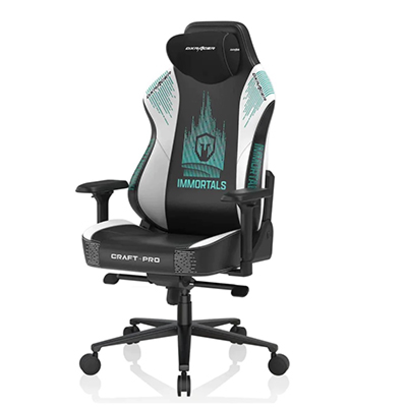 DXRacer Craft Pro Gaming Chair IMMORTALS - Black/White