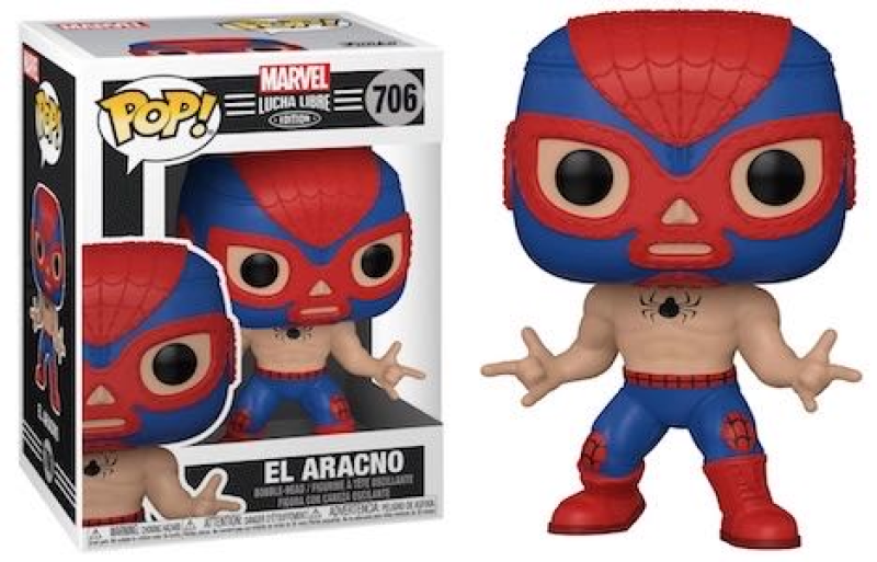 مجسم Spider-Man من POP Marvel: Luchadores
