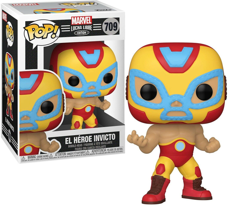 مجسم Iron Man من POP Marvel: Luchadores