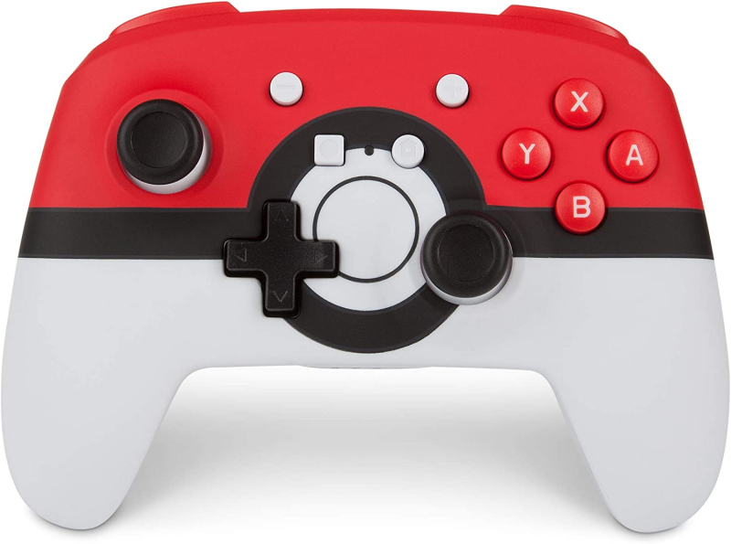 وحدة التحكم اللاسلكية المحسنة PowerA (Pokemon Poke Ball Red) لجهاز Nintendo Switch