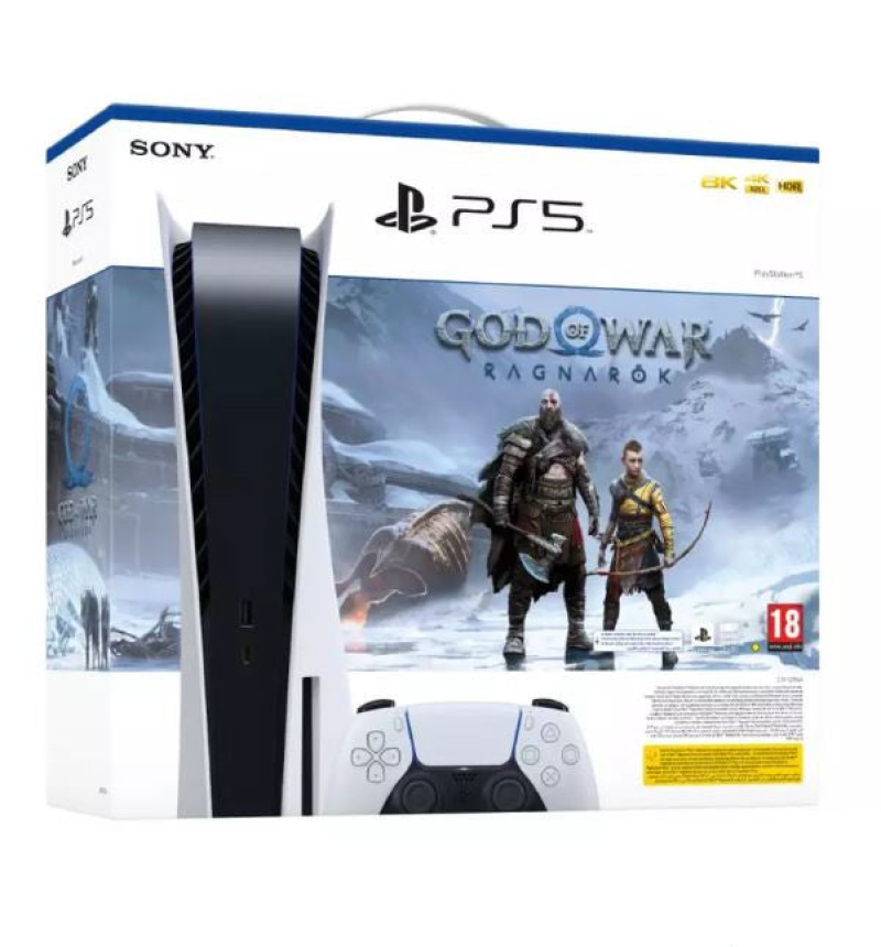PlayStation 5 CD Edition Console with God of War: Ragnarok