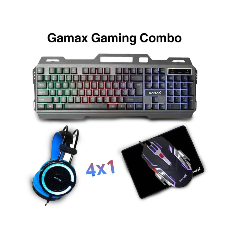 GAMAX CP-02 Gaming Series Combo 4 in 1