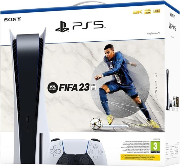 PS5 Console Disk Edition FIFA 23 BUNDLE