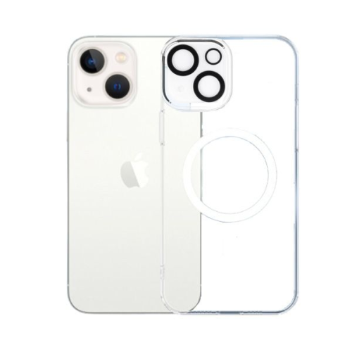 SILICONE + GLASS CASE FOR IPHONE 13