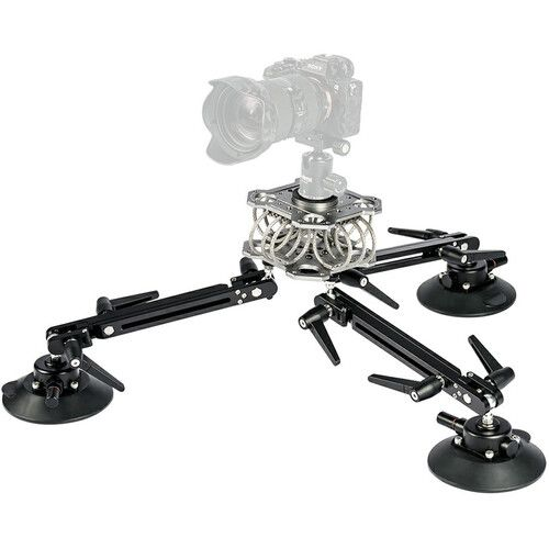 DIGITALFOTO PYRAMID-P2 SUCTION CUP CAR MOUNTING WITH SAFETY STRAP AND VIBRATION ISOLATOR