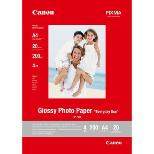 CANON GP-501 GLOSSY PHOTO PAPER A4 (20 SHEETS)