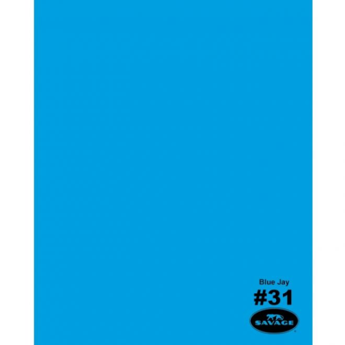 SAVAGE 31-1253 WIDETONE SEAMLESS BACKGROUND PAPER BLUE JAY (A2 1.35M X 11M) خلفيه