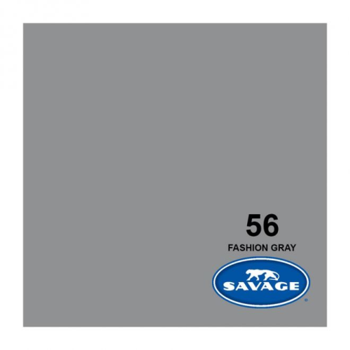 SAVAGE 56-1253 WIDETONE SEAMLESS BACKGROUND PAPER FASHION GRAY (A2 1.35M X 11M)