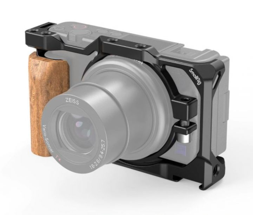 SMALLRIG 2937 CAGE WITH WOODEN HANDGRIP FOR SONY ZV-1F/ZV 1