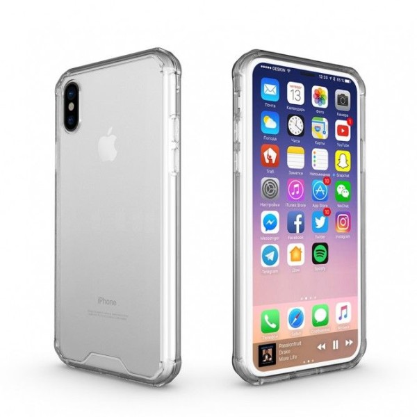 Armor-X Ahn iPhone Xr Ultra Slim Shockproof Crystal Case - Clear