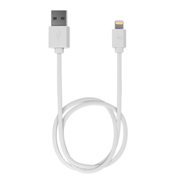 Iwalk Trione Tangle Free Lightning To Usb For iPhone 7/7 Plus 2 Mtr - White