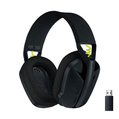 Logitech G435 Lightspeed Bluetooth Wireless Gaming Headset - Black
