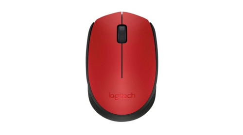 Logitech Mouse M171 Wireless Nano - Red