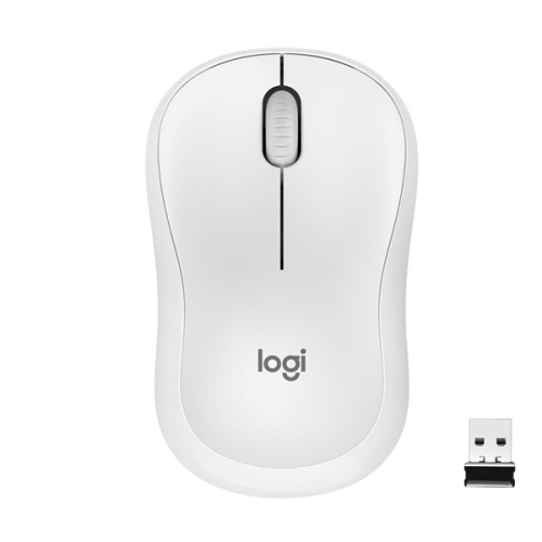 Logitech Wireless Mouse M220 SILENT - White