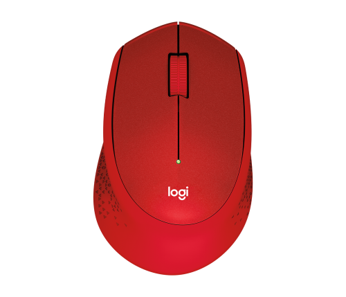 Logitech Wireless Mouse M330 SILENT Plus - Red