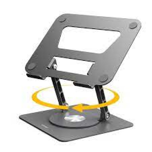 Araree Ergo Stand 2 360° Rotating Base Alminium Laptop Stand - Silver