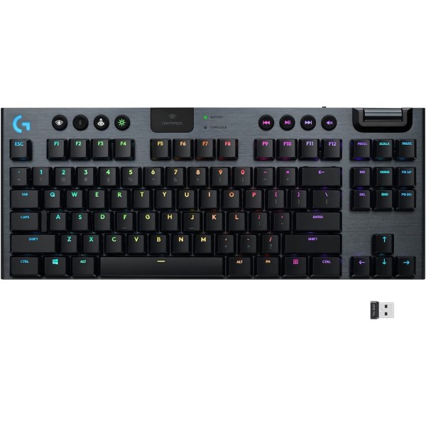 Logitech G915 LIGHTSPEED Wireless RGB Mechanical Gaming Keyboard - Tactile