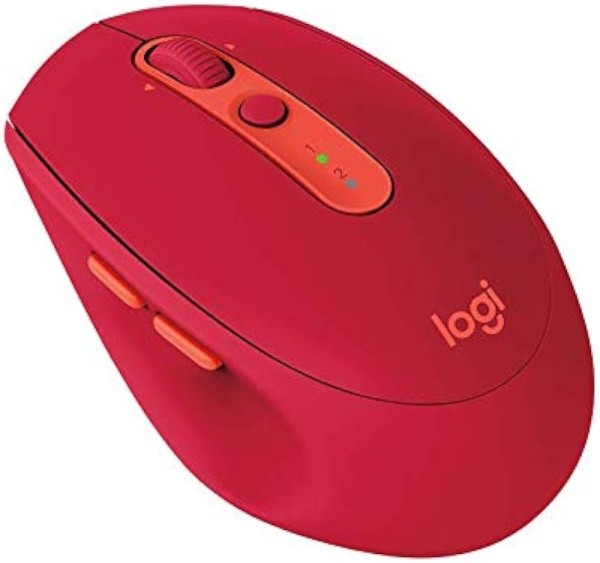 Logitech M590 Multi-Device Silent Wireless Mouse - Ruby