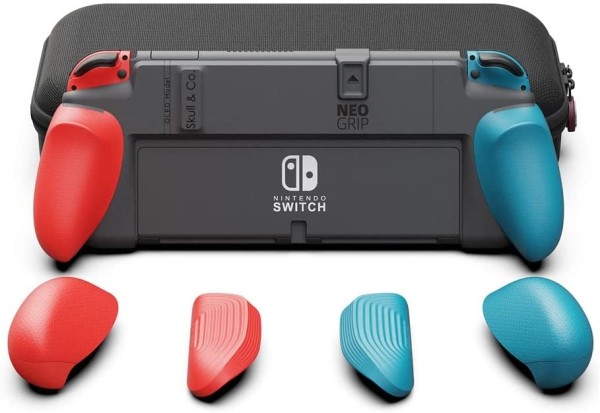 Switch OLED NeoGrip Bundle Neon Blue + Neon Red