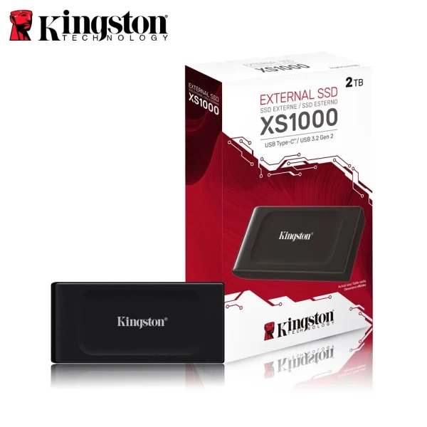 Kingston XS1000 2TB external solid state drive (SSD) USB 3.2 Gen 2 external drive