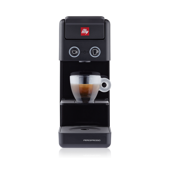 ماكينة القهوة والاسبرسو Y3.3 من ILLY , أسود