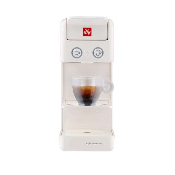 ماكينة القهوة والاسبرسو Y3.3 من ILLY , أبيض