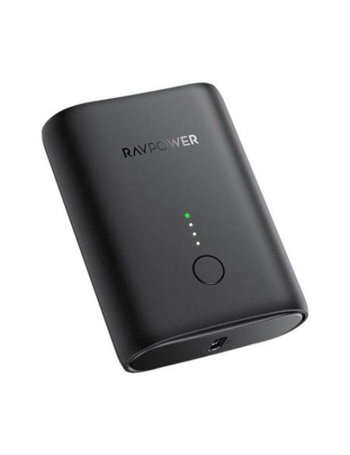 باور بانك MFI بسعه 10000 مللى أمبير ثنائي USB بقوة 18 واط من راف باور (RP-PB206)