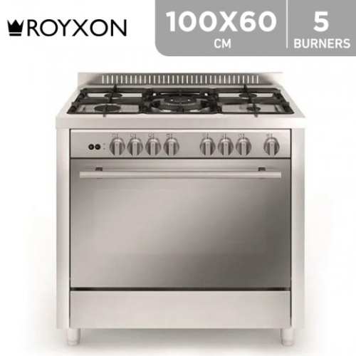 طباخ غاز 100×60  قائم بذاته 5 شعلة من Royxon