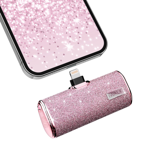 Iwalk Link Me Plus Pocket Battery 4500 Mah  For Iphone - Pink Diamond