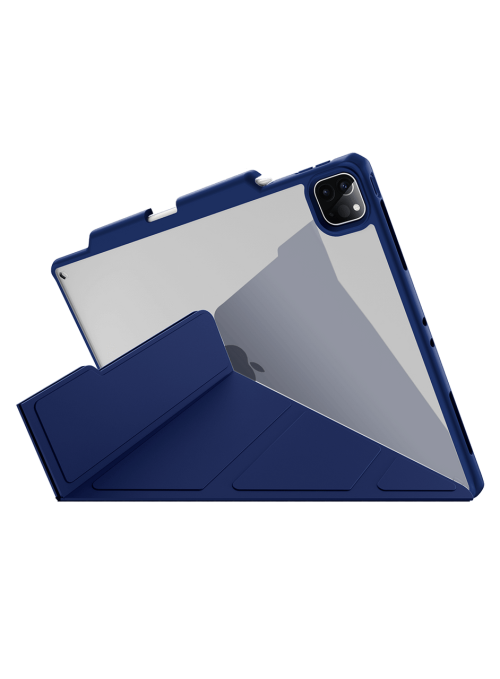 ITSKINS HYBRID SOLID FOLIO Case iPad Pro 11 ( 1st, 2nd, 3rd & 4th Gen. 2022 )Navy Blue