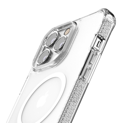 Itskins Hybrid Clear Case Compatible With Magsafe Iphone For 15 Pro Max - Transparent