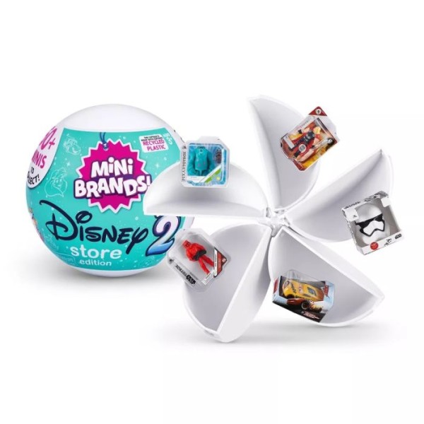 5Surprise Mini Brands Disney store Series 2 Collectible Capsule Toy