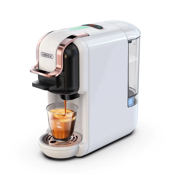 ماكينة القهوة بالكبسولات 5 في 1 ساخن/بارد H1B من HiBREW