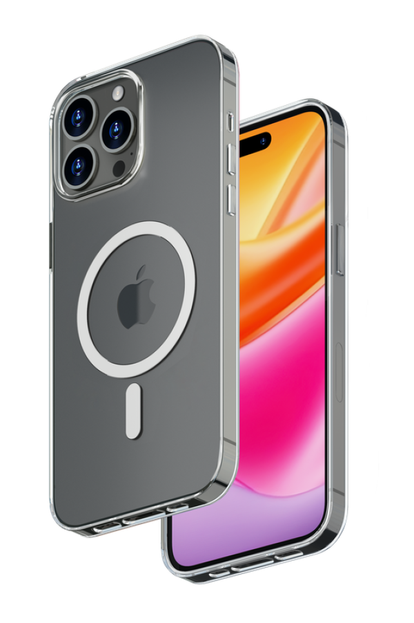 Smartix Premium Magnetic Clear Case for iPhone 15 Pro Max