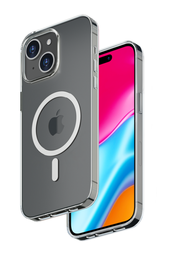 Smartix Premium Magnetic Clear Case for iPhone 15 Plus