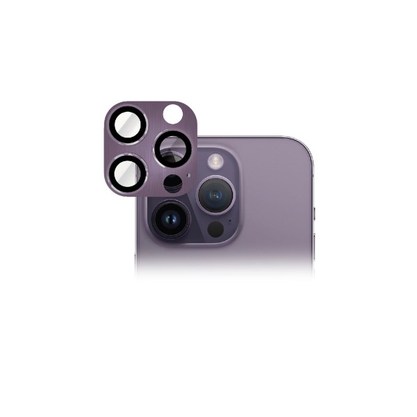 Smartix Premium Aluminium Camera Glass for Iphone 14 Pro/ProMax- Deep Purple