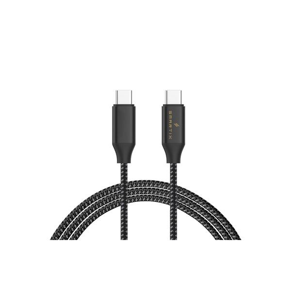 Smart Premium USB - C/USB A to Type C- 60W fast charging cable (60W PD Biodegradable & antibacterial 2M)