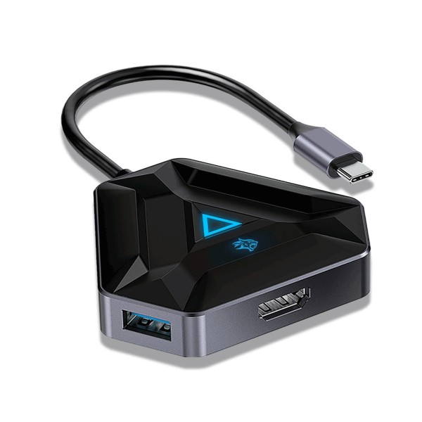 Porodo Gaming 6 In 1 4K HDMI USB-C Hub Gamers Edition